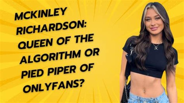 The Ultimate Guide To McKinley Richardson Leaks