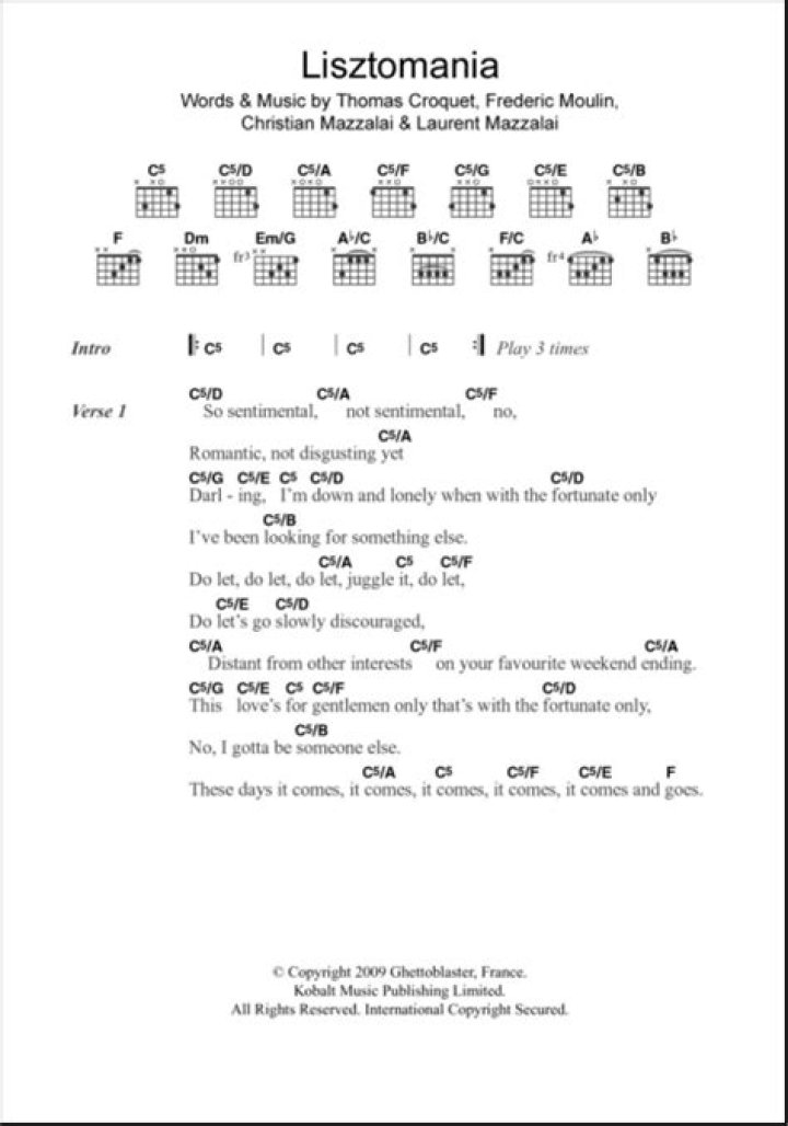 Unlocking The Magic Behind Lisztomania Lyrics