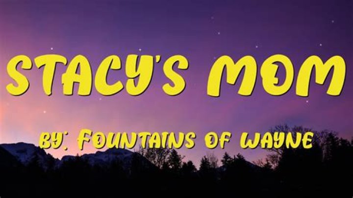 Unpacking The Nostalgia: The Allure Of Stacey's Mom Lyrics
