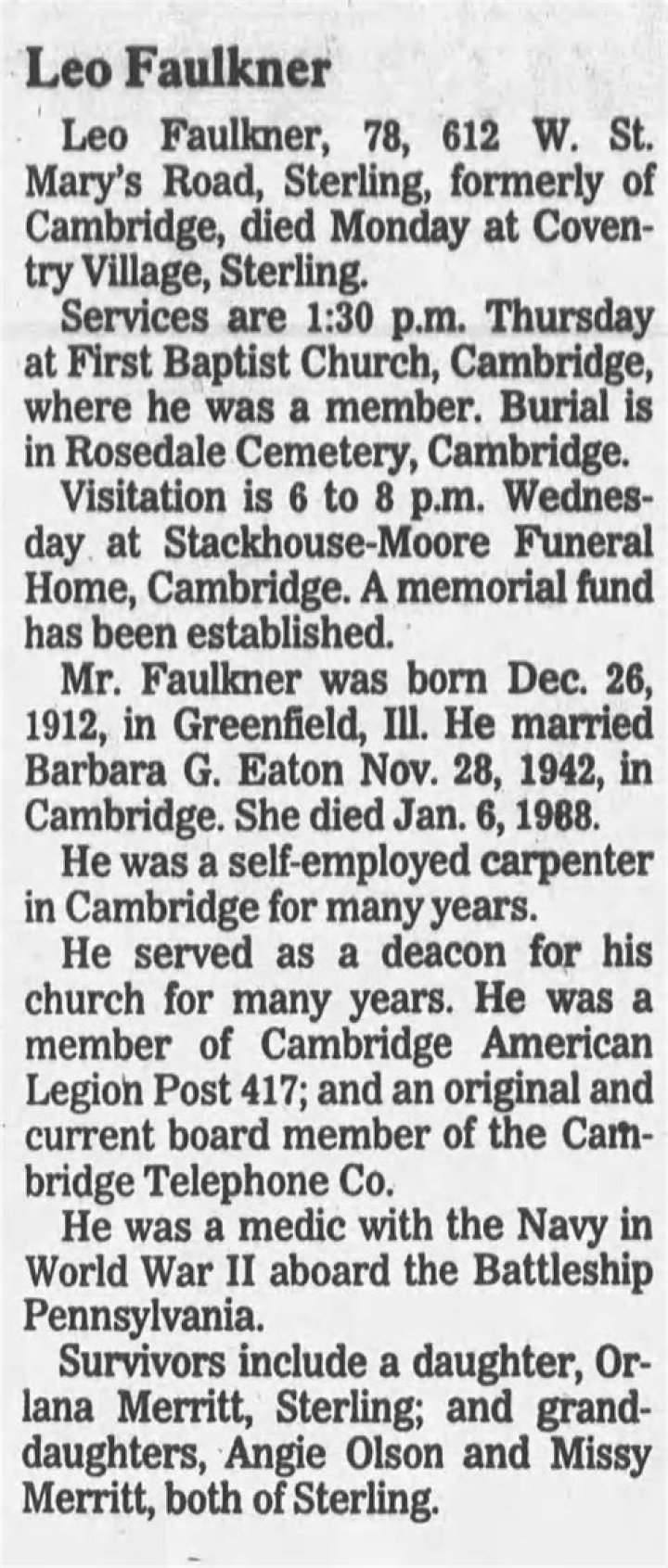 Unraveling The Life And Legacy Of Leo Faulkner