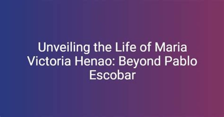 Unveiling The Life And Legacy Of Maria Victoria Henao