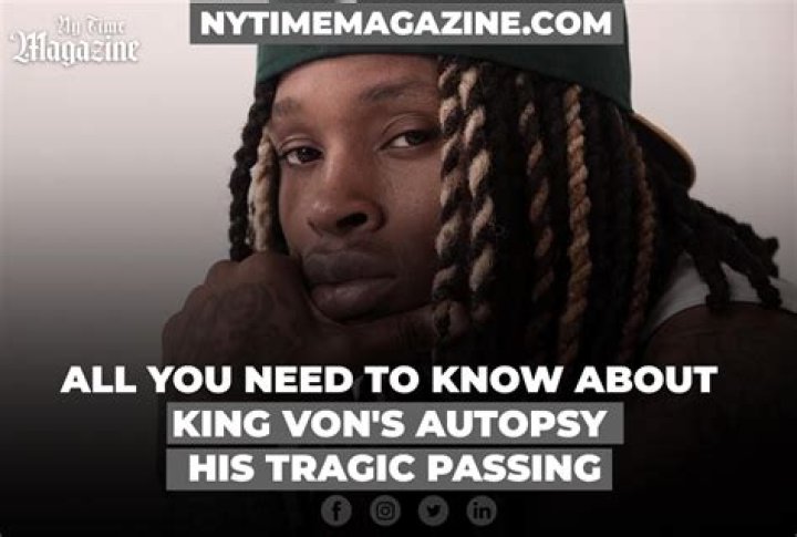 Unveiling The Mystery: King Von Autopsy Photos And Their Impact
